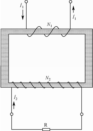 图1-8电磁电流互感器工作原理图